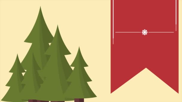 Animation Noël avec collection de style sapin 