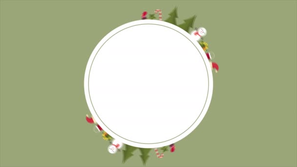 Estilo Fundo Para Coleção Imagens Natal — Vídeo de Stock