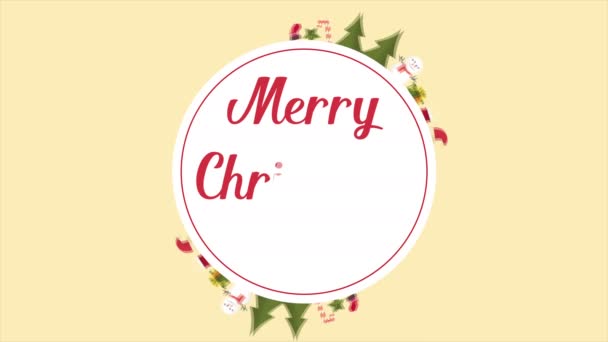 クリスマス映像コレクションのスタイルの背景 — ストック動画