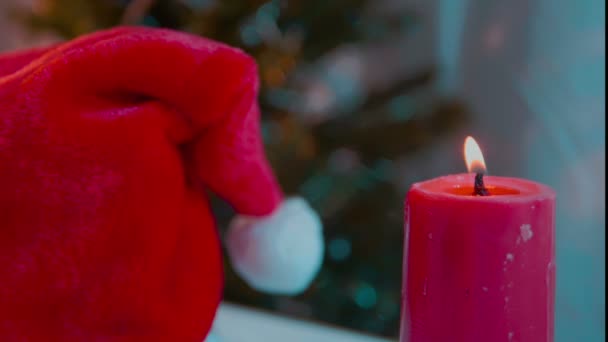 Gelukkig Merry Christmas Met Ornament Animatie Collectie — Stockvideo