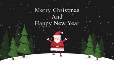 Mutlu Noeller ve mutlu yeni yıl animasyon koleksiyonu