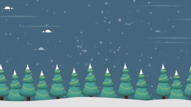 Güzellik manzara Noel kar görüntüleri koleksiyonu ile