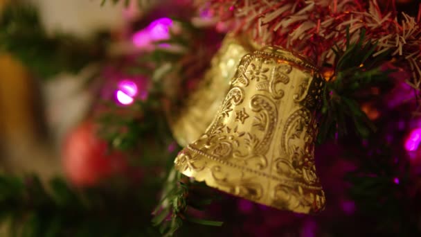 Felvétel Christmas Gyűjtemény Szoba — Stock videók