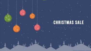 Noel günü Noel satış animasyon koleksiyonu ile