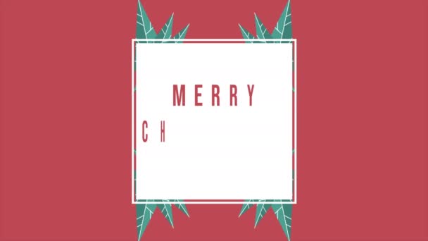 Joyeux Noël avec la collection de cartes de voeux d'animation 