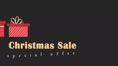 Animasyon arka plan Chritsmas Hediyelik Noel satış koleksiyonu için