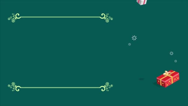 Chritsmas 礼物的视频 圣诞促销系列 — 图库视频影像