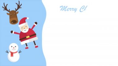 Noel Baba animasyon. Yılbaşı koleksiyonu