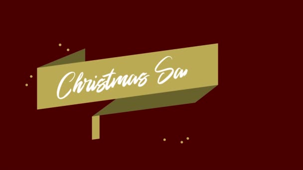 Μήκος Πόδηα Της Ευχετήριας Κάρτας Χριστουγέννων Συλλογή Πώληση Chirstmas — Αρχείο Βίντεο