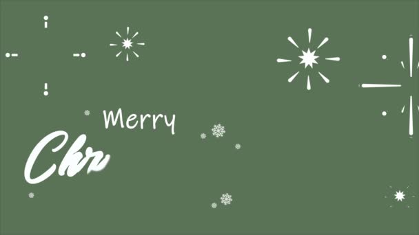 Footage Greeting Merry Christmas Happy New Year Collection — Stock Video