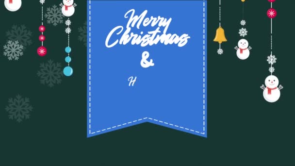 Une Vidéo Noël Marchandises Joyeux Noël Bonne Année Collection — Video