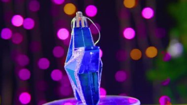 Bir hareketli Noel yıldız görüntüleri. Yılbaşı koleksiyonu