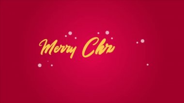 Animasyon tebrik arka plan neşeli Noel ve mutlu yeni yıl koleksiyonu