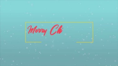 Neşeli Noel tebrik havai fişek animasyon koleksiyonu ile