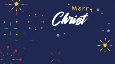 Mutlu Noeller animasyon havai fişek koleksiyonu ile