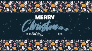 Kardan adam, Noel Baba, çan ve şekerler Merry Christmas koleksiyonu için görüntüleri