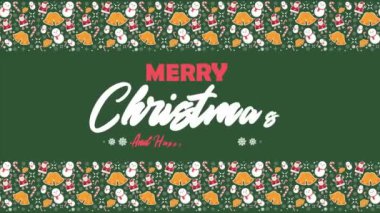 Animasyon kardan adam neşeli Noel ve mutlu yeni yıl koleksiyonu