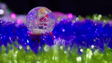 Kar küresi Noel günü koleksiyonu için görüntüleri