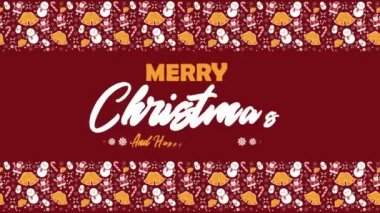 Neşeli Noel tebrik animasyon kardan adam koleksiyonu ile