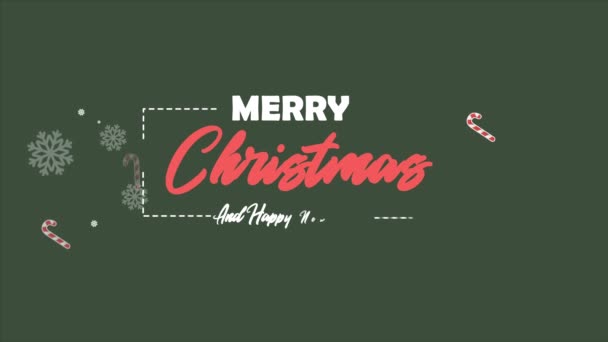 Images Flocons Neige Joyeux Noël Collection — Video