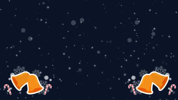 Boldog karácsonyt animáció két harang Christmas-gyűjtemény