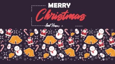 Merry Christmas görüntüleri ile süsleme yılbaşı koleksiyonu