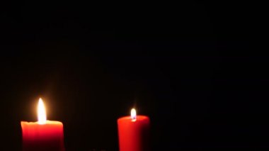 Noel günü görüntüleri mum koleksiyonu yazma