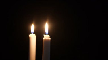 Noel günü görüntüleri mum koleksiyonu yazma