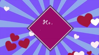 Aşk arka plan burgu ile uçan kamera kayıtları. Mutlu sevgililer günü koleksiyonu