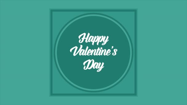 Saludo Animación Para Recogida San Valentín — Vídeos de Stock