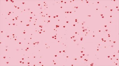 Animasyon yağmur seviyorum Sevgililer günü koleksiyonu tebrik için