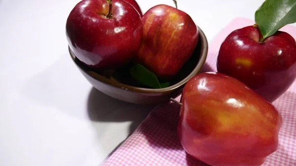 Photoshoot Zbioru Owoców Słodkich Jabłek — Zdjęcie stockowe
