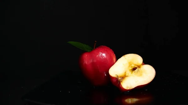 Frischer Apfel Auf Obst Image Sammlung — Stockfoto