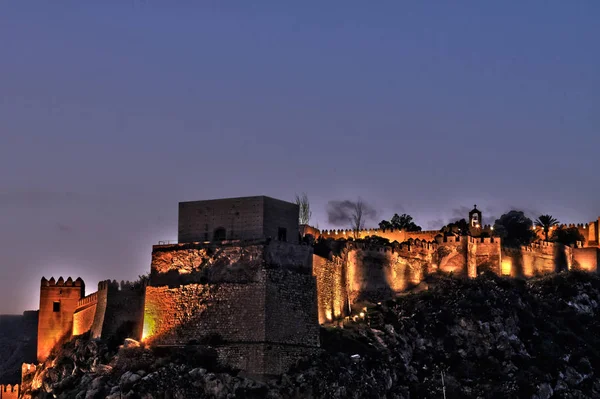 Alcazaba Castello Della Fortezza Araba Almeria Spagna Immagini Stock Royalty Free
