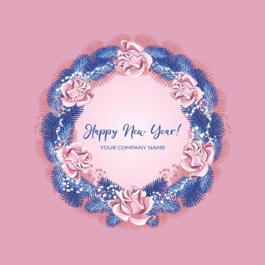 Noel çelengi ucu ağaç 2color