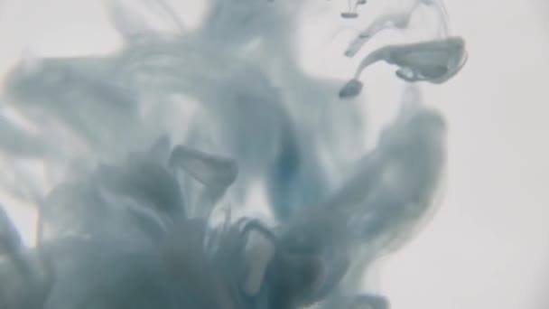 Tinta Azul Vermelha Verde Água Pintura Azul Vermelha Verde Colorida — Vídeo de Stock