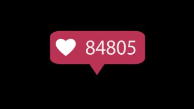 Animasyon 4k. Pembe siyah arka plan üstünde kutsal kişilerin resmi gibi. Sosyal medya için sayma gibi. 1-500000 seviyor.