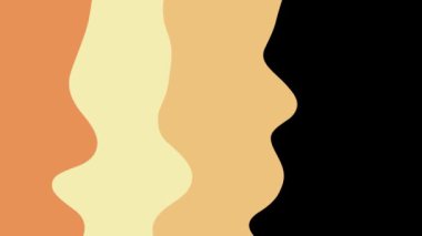 Alfa Kanalı ile Soyut Sıvı Animasyonu. Animasyon Renkli Dinamik Geçişler. Hareket Grafikleri 4k 