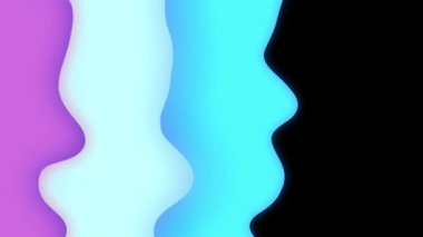 Alfa Kanalı ile Soyut Sıvı Animasyonu. Animasyon Renkli Dinamik Geçişler. Hareket Grafikleri 4k 