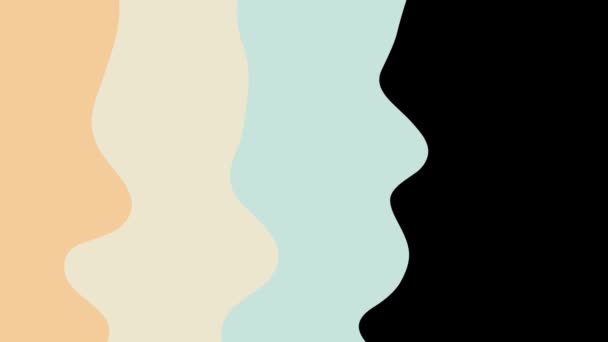 Animação Líquida Abstrata Com Canal Alfa Transições Dinâmicas Coloridas Animadas — Vídeo de Stock