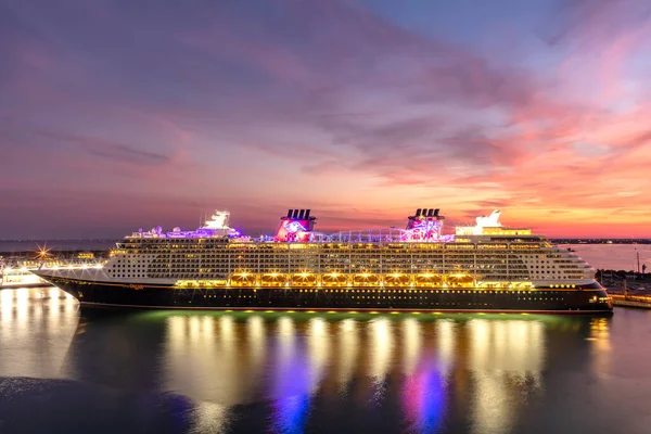 Порт Канаверал Флорида Сша Сентября 2019 Года Круизный Корабль Disney — стоковое фото