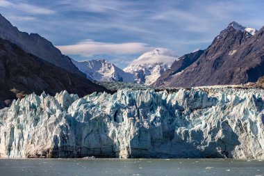 Alaska 'daki Margerie Buzulu, Glacier Körfezi Ulusal Parkı