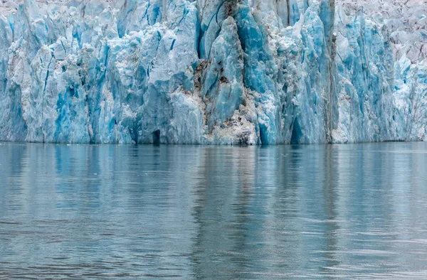 Вид Ледника Отражение Воде — стоковое фото