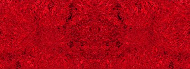 Kırmızı soyut desenli arkaplan. Dalgalı yüzey. Panoramik manzara. Pankart.