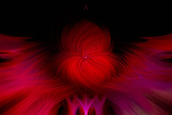 Piękne Abstrakcyjne Splecione Włókna Tworzące Ozdobę Różnych Symetrycznych Kształtów Fioletowo — Zdjęcie stockowe