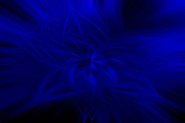 Piękne Abstrakcyjne Splecione Włókna Tworzące Ozdobę Różnych Symetrycznych Kształtów Niebieski — Zdjęcie stockowe