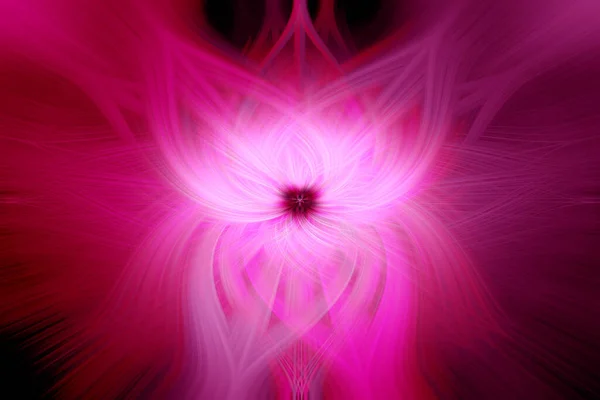 Piękne Abstrakcyjne Splecione Włókna Tworzące Ozdobę Różnych Symetrycznych Kształtów Przypominających — Zdjęcie stockowe