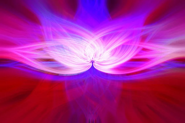 Piękne Abstrakcyjne Splecione Włókna Tworzące Kształt Iskry Płomienia Lub Kwiatu — Zdjęcie stockowe