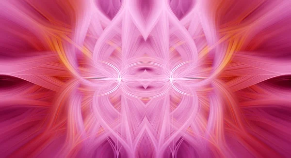Piękne Abstrakcyjne Splecione Włókna Tworzące Ozdobę Różnych Symetrycznych Kształtów Fioletowy — Zdjęcie stockowe