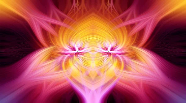 Όμορφη Αφηρημένη Συνυφασμένη Ίνες Σχηματίζοντας Ένα Σχήμα Της Λάμψης Φλόγα — Φωτογραφία Αρχείου